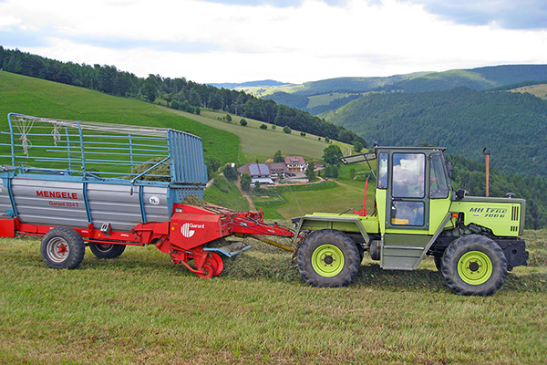 Feldarbeit mit Ausblick