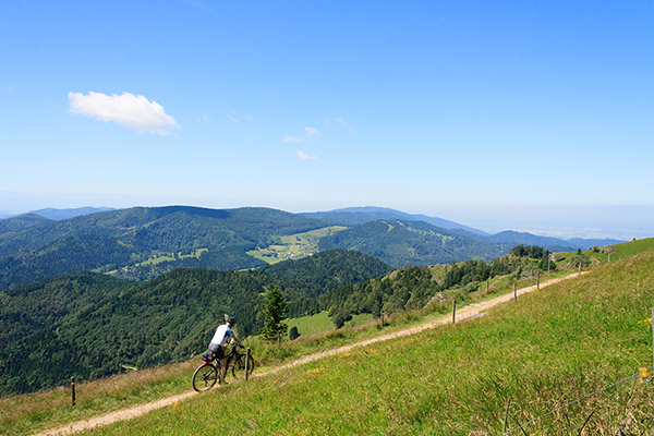 Radfahren mit wunderschönem Ausblick